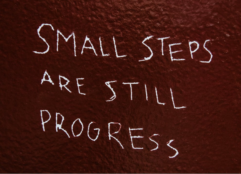 Small steps are still progress