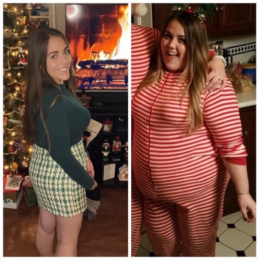 Progress Pics of 212 lbs Weight Loss 5'2 Female 354 lbs to 142 lbs