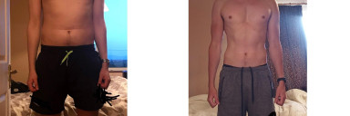 6 foot 4 Male Progress Pics of 30 lbs Fat Loss 202 lbs to 172 lbs