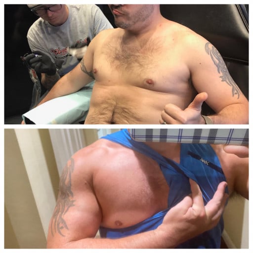5'7 Male Progress Pics of 20 lbs Fat Loss 198 lbs to 178 lbs