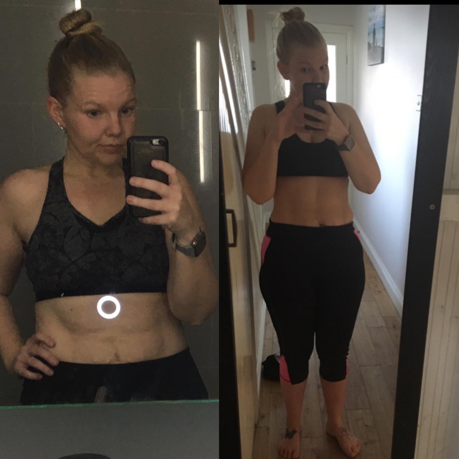 15 lbs Weight Loss Before and After 5 foot 1 Female 175 lbs to 160 lbs