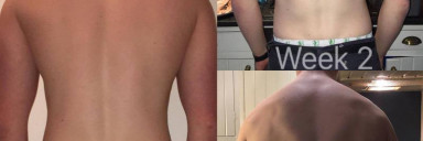 5 feet 11 Male Progress Pics of 14 lbs Weight Loss 385 lbs to 371 lbs