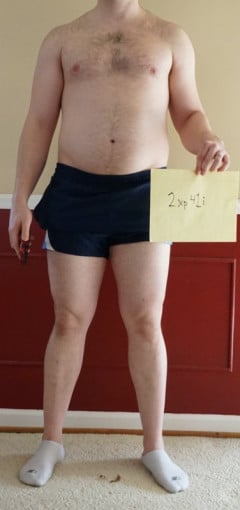 A picture of a 6'1" male showing a snapshot of 237 pounds at a height of 6'1