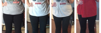 6 foot Female Before and After 23 lbs Fat Loss 231 lbs to 208 lbs