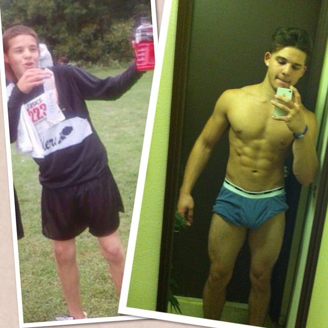 5 feet 9 Male Before and After 51 lbs Weight Gain 105 lbs to 156 lbs