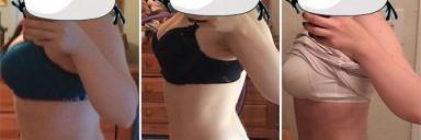 Before and After 15 lbs Weight Loss 4 foot 10 Female 124 lbs to 109 lbs