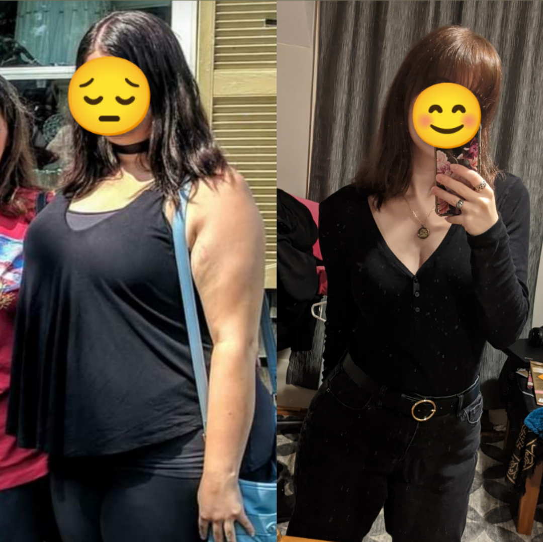 100 lbs Fat Loss 5 feet 4 Female 234 lbs to 134 lbs