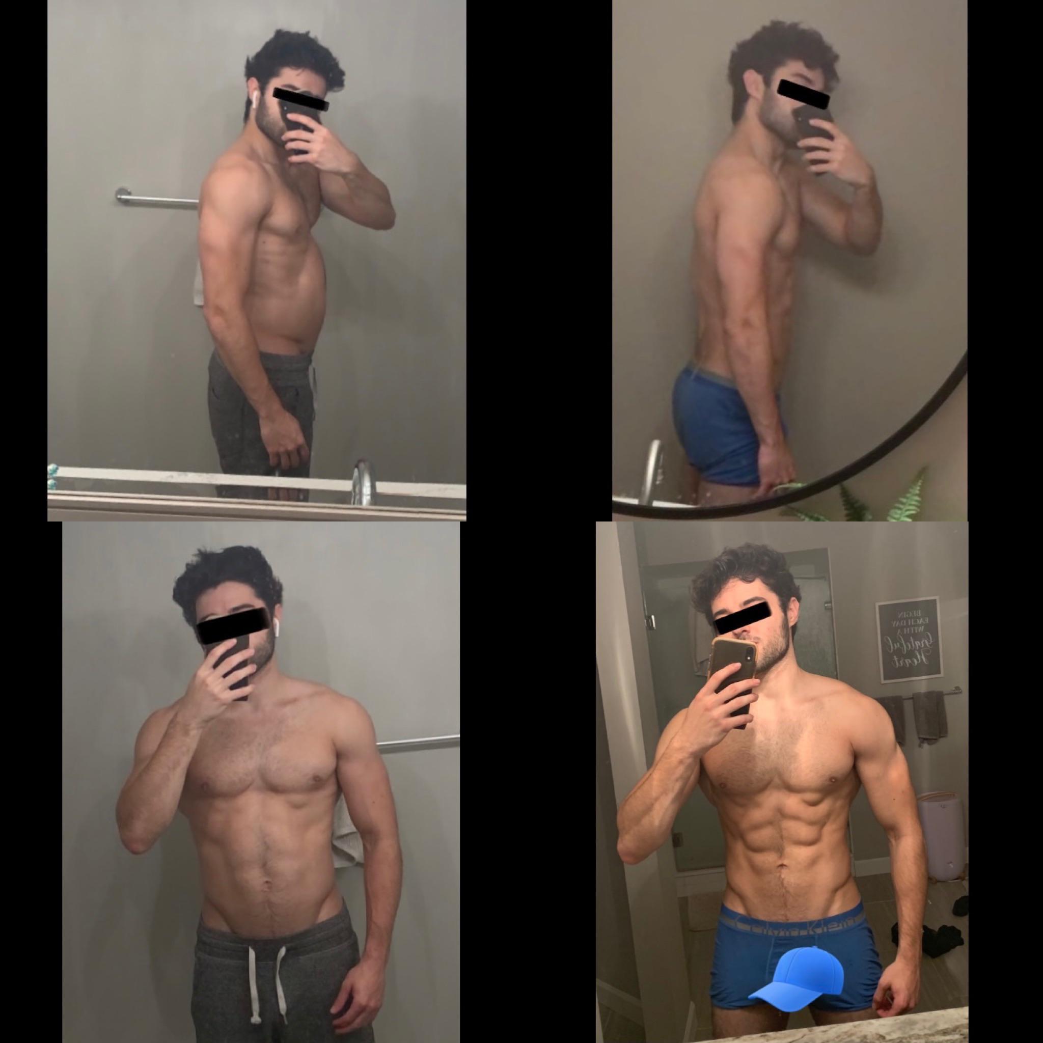 5 feet 9 Male Progress Pics of 2 lbs Fat Loss 165 lbs to 163 lbs