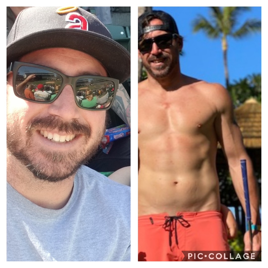 5 foot 10 Male 50 lbs Weight Loss Before and After 210 lbs to 160 lbs