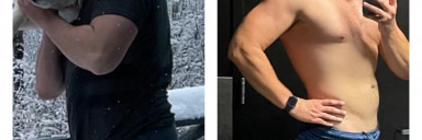 41 lbs Fat Loss 6'4 Male 284 lbs to 243 lbs