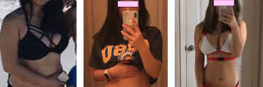 5 foot 1 Female 32 lbs Fat Loss Before and After 137 lbs to 105 lbs