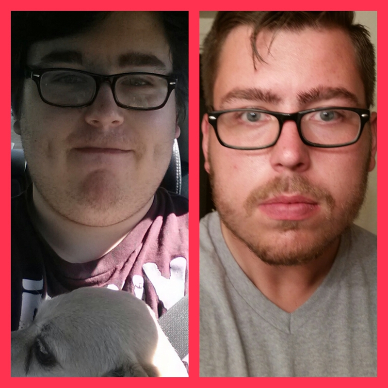100 lbs Fat Loss Before and After 6 foot 5 Male 382 lbs to 282 lbs