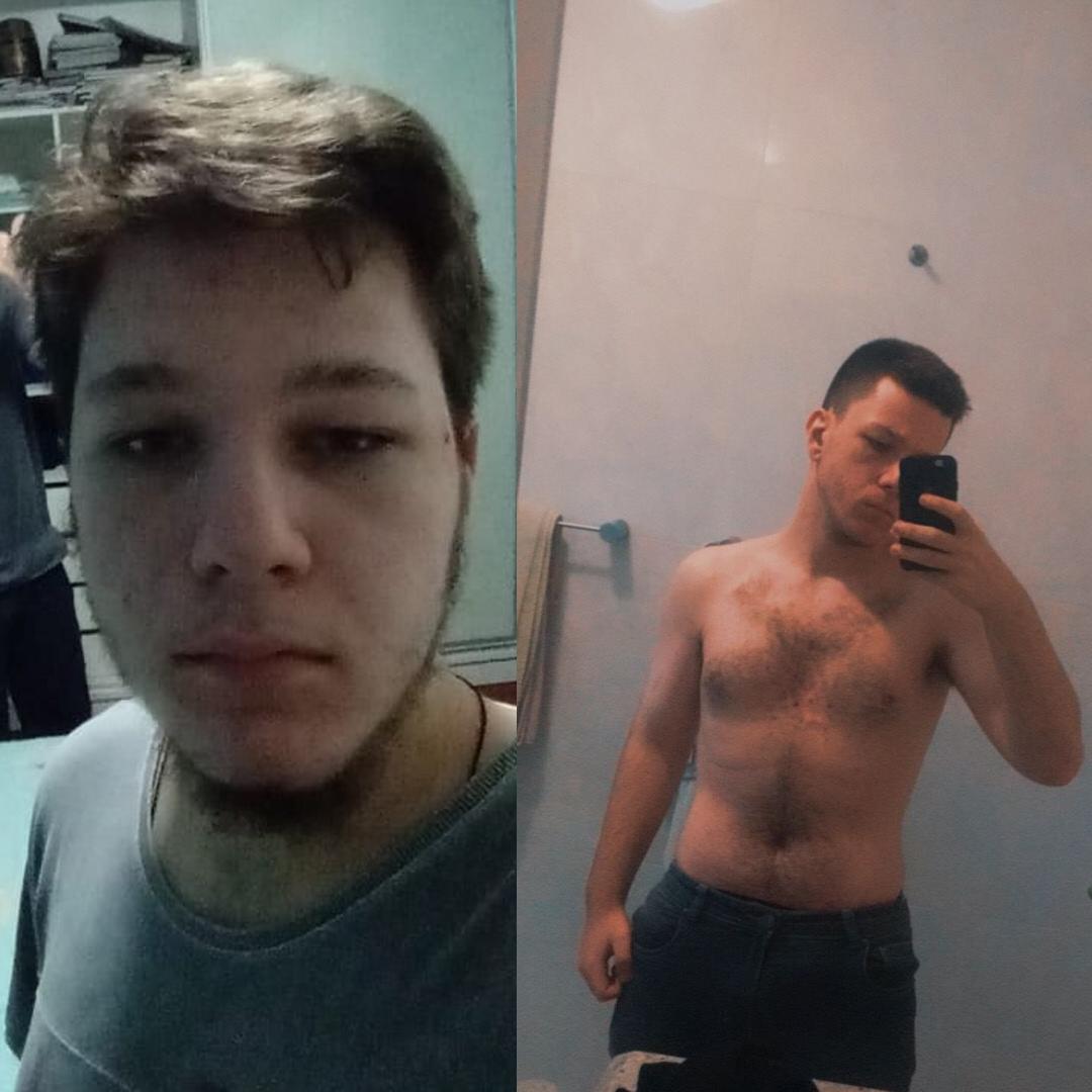 58 lbs Weight Loss 5 feet 11 Male 242 lbs to 184 lbs