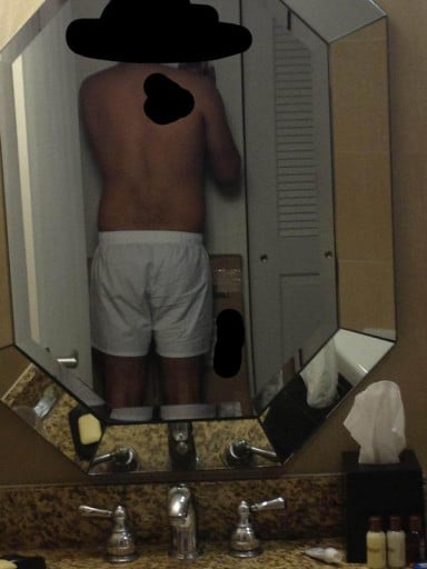 A picture of a 5'9" male showing a snapshot of 175 pounds at a height of 5'9