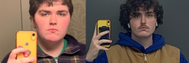 Before and After 100 lbs Weight Loss 6 feet 4 Male 300 lbs to 200 lbs