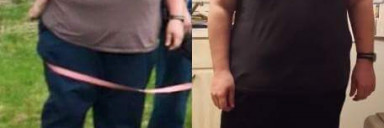 6 foot Male Progress Pics of 100 lbs Weight Loss 400 lbs to 300 lbs