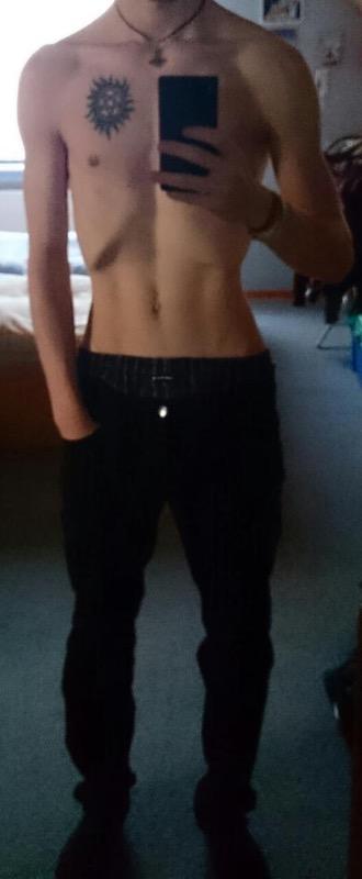 Before and After 17 lbs Muscle Gain 6 foot 2 Male 120 lbs to 137 lbs