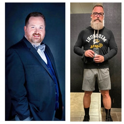 Progress Pics of 77 lbs Fat Loss 5 feet 8 Male 275 lbs to 198 lbs
