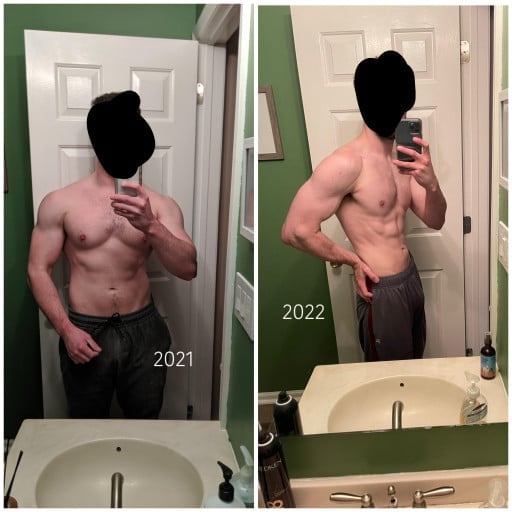 5'10 Male Progress Pics of 40 lbs Weight Loss 200 lbs to 160 lbs