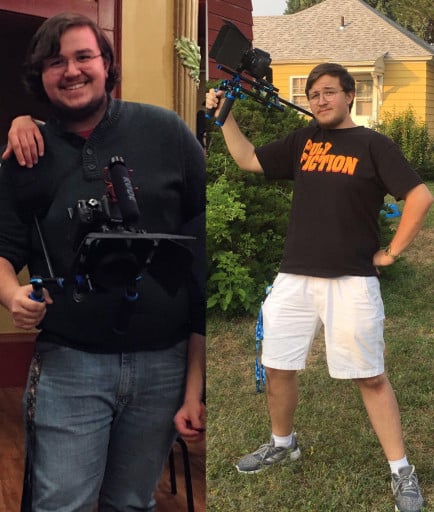 6'1 Male Progress Pics of 90 lbs Fat Loss 298 lbs to 208 lbs