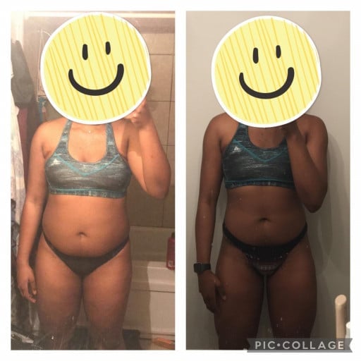 Progress Pics of 57 lbs Weight Loss 5'10 Female 255 lbs to 198 lbs