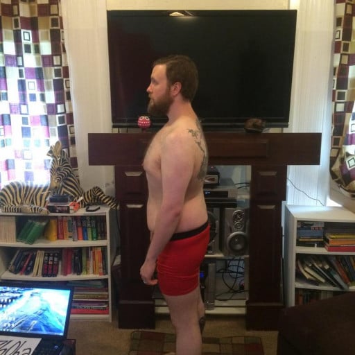 A photo of a 5'8" man showing a snapshot of 187 pounds at a height of 5'8