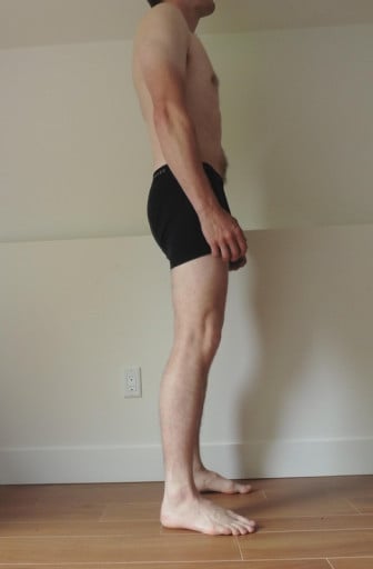A picture of a 6'2" male showing a snapshot of 198 pounds at a height of 6'2