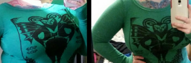 4'11 Female Before and After 30 lbs Weight Loss 207 lbs to 177 lbs