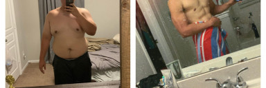 Progress Pics of 128 lbs Weight Loss 5'11 Male 300 lbs to 172 lbs