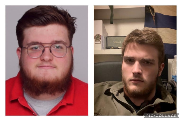 A before and after photo of a 6'1" male showing a weight reduction from 291 pounds to 198 pounds. A net loss of 93 pounds.