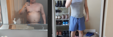 5'4 Male Progress Pics of 45 lbs Weight Loss 190 lbs to 145 lbs