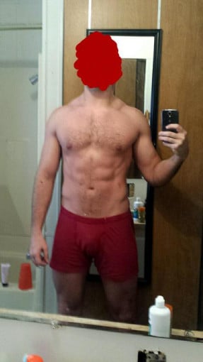 A progress pic of a 6'0" man showing a snapshot of 190 pounds at a height of 6'0