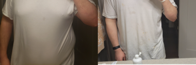 6'2 Male 123 lbs Fat Loss Before and After 358 lbs to 235 lbs
