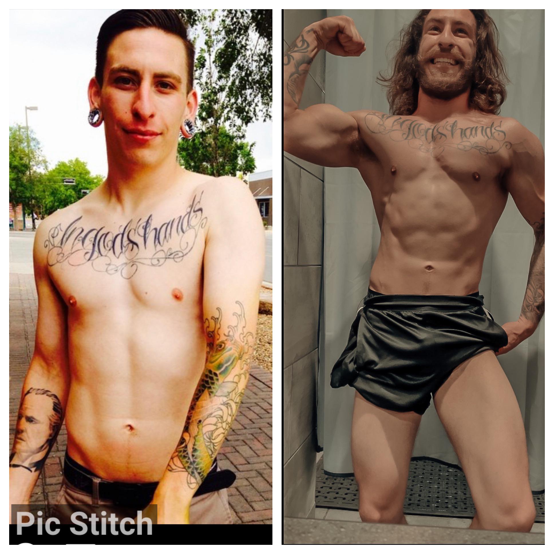 35 lbs Weight Gain 6 foot Male 135 lbs to 170 lbs
