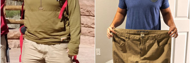 85 lbs Weight Loss Before and After 5 feet 9 Male 275 lbs to 190 lbs