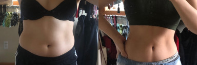 Progress Pics of 13 lbs Weight Loss 4 foot 10 Female 118 lbs to 105 lbs