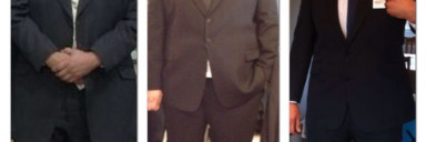 Before and After 93 lbs Fat Loss 6 feet 4 Male 365 lbs to 272 lbs