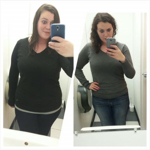 6 foot Female Progress Pics of 40 lbs Weight Loss 245 lbs to 205 lbs