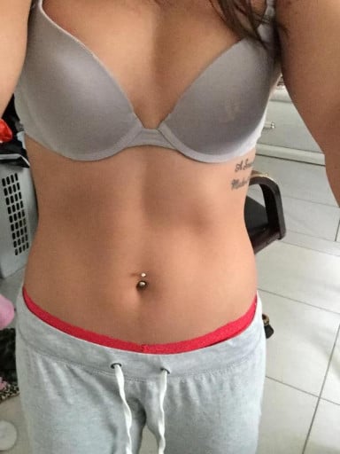 1 Pictures of a 117 lbs 4 foot 11 Female Fitness Inspo