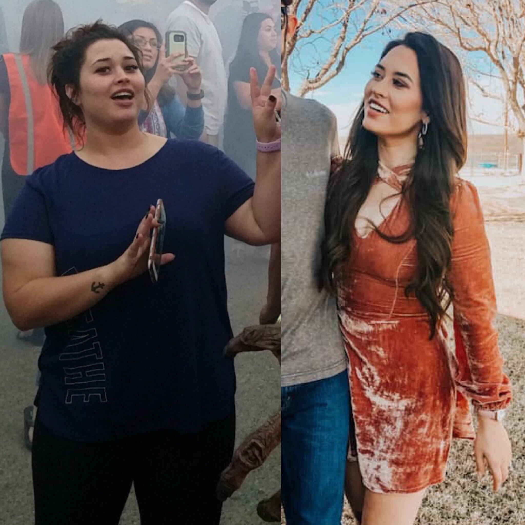 5 feet 7 Female 104 lbs Weight Loss 233 lbs to 129 lbs