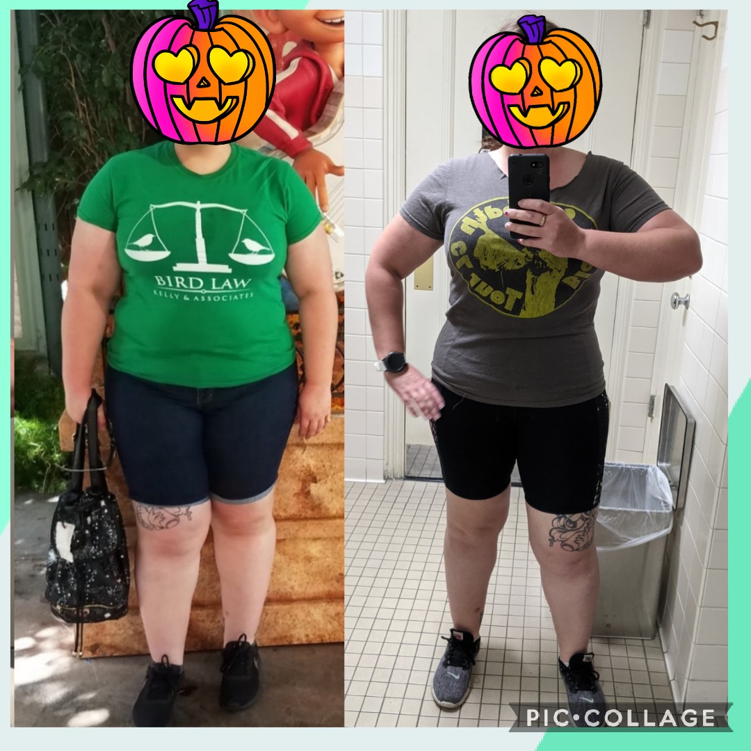 5'4 Female 80 lbs Weight Loss 275 lbs to 195 lbs