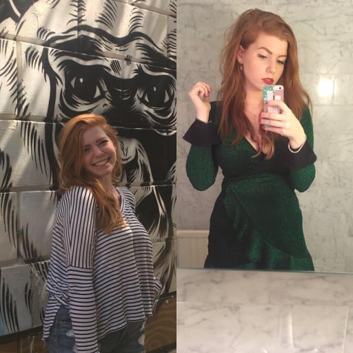 F/20/5'5 [187lbs>138lbs=49lbs] (7 months) After going through a rough break-up and a depression I'm finally feeling good again. Finally able to wear a tight dress!