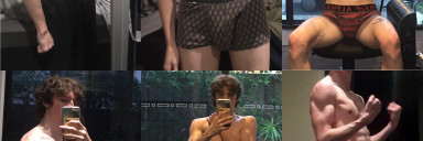5'10 Male Before and After 25 lbs Weight Gain 125 lbs to 150 lbs