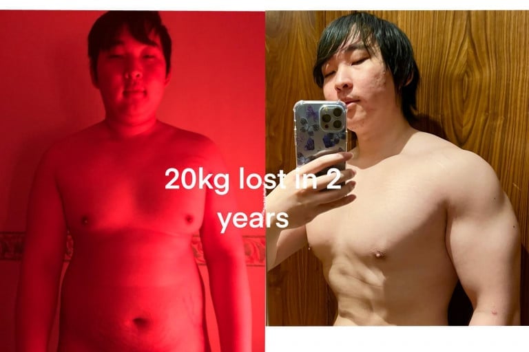 5 foot 10 Male 44 lbs Weight Loss Before and After 222 lbs to 178 lbs