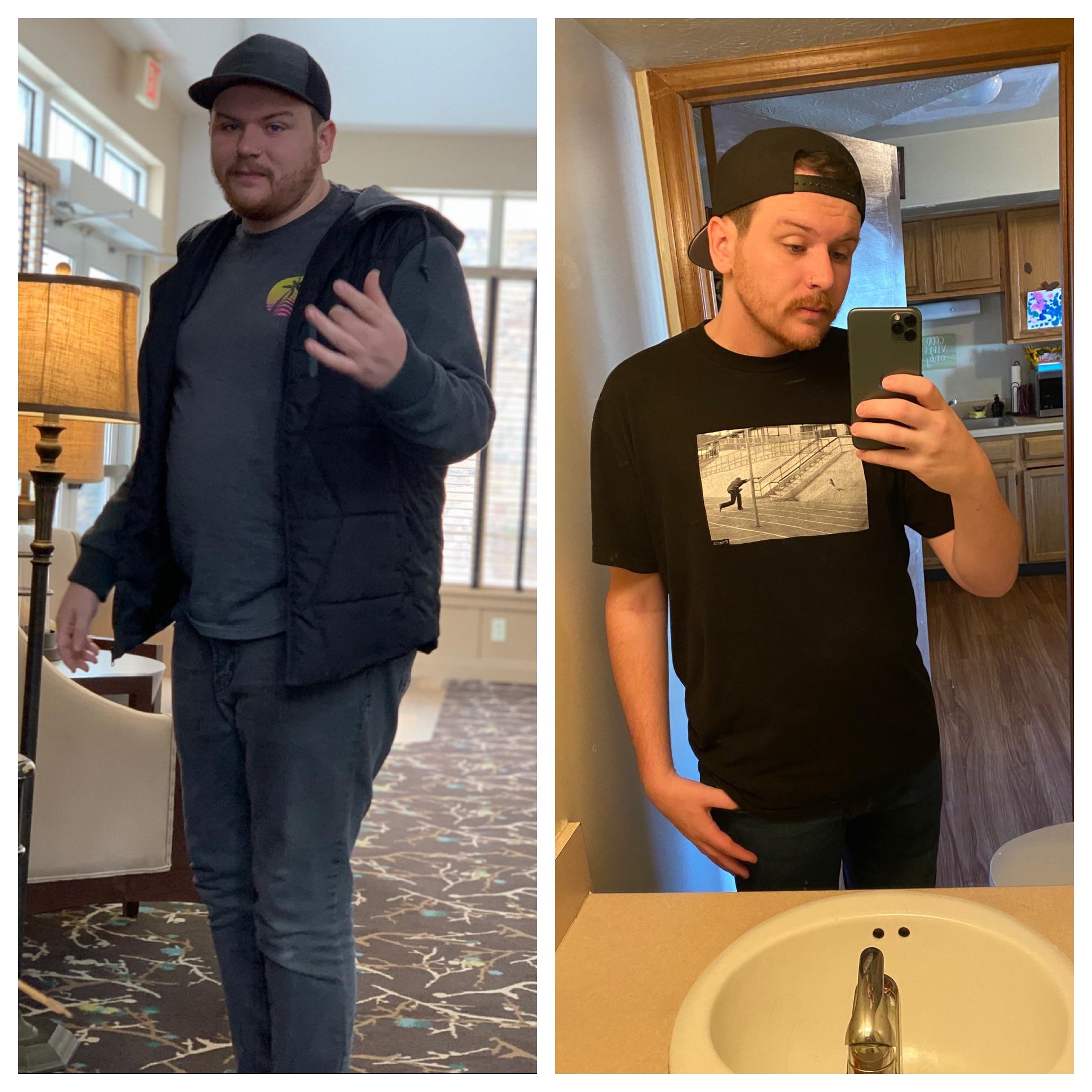 65 lbs Fat Loss 6 foot 1 Male 265 lbs to 200 lbs