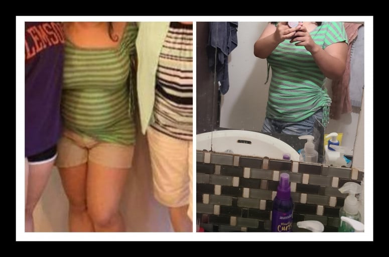 5 foot Female 23 lbs Weight Loss 162 lbs to 139 lbs
