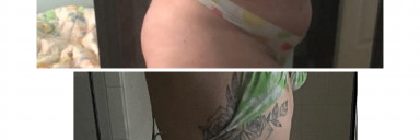 Progress Pics of 41 lbs Weight Loss 5'5 Female 270 lbs to 229 lbs