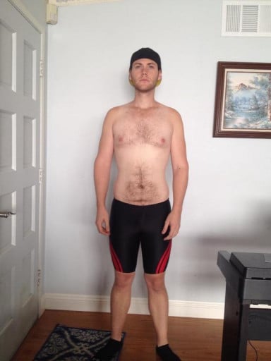 A progress pic of a 6'3" man showing a snapshot of 207 pounds at a height of 6'3