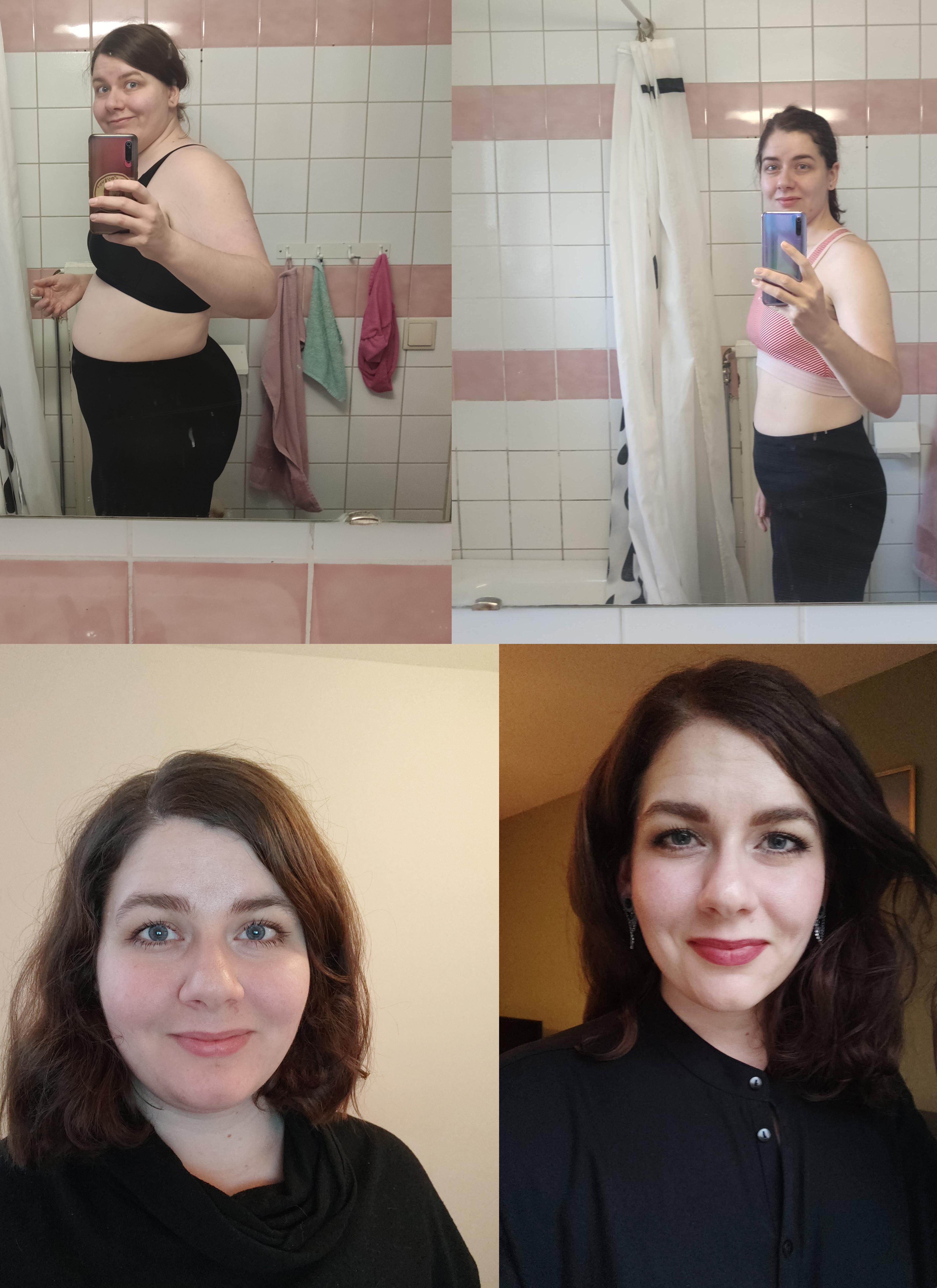 5'7 Female 68 lbs Weight Loss 242 lbs to 174 lbs