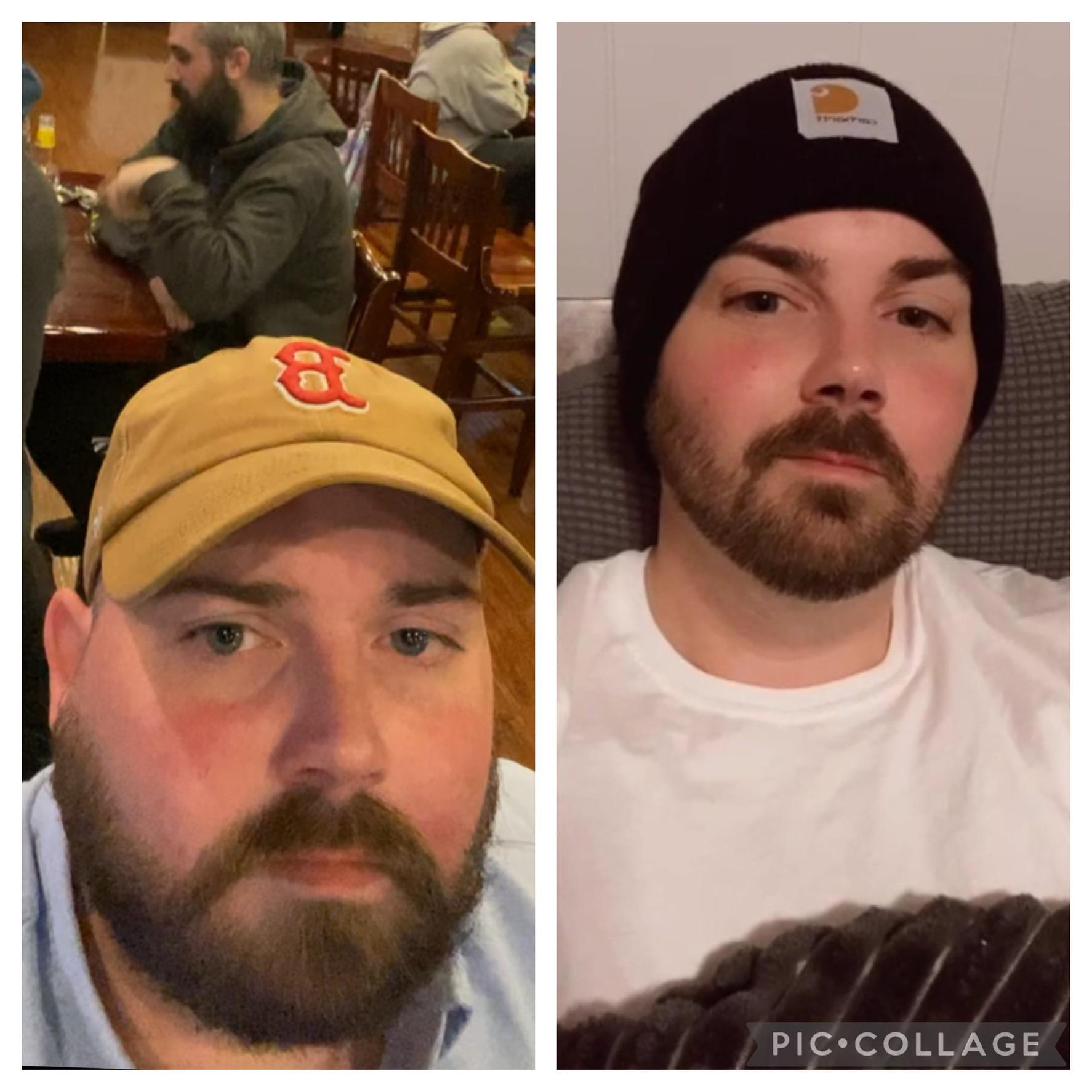 62 lbs Fat Loss Before and After 5'8 Male 271 lbs to 209 lbs